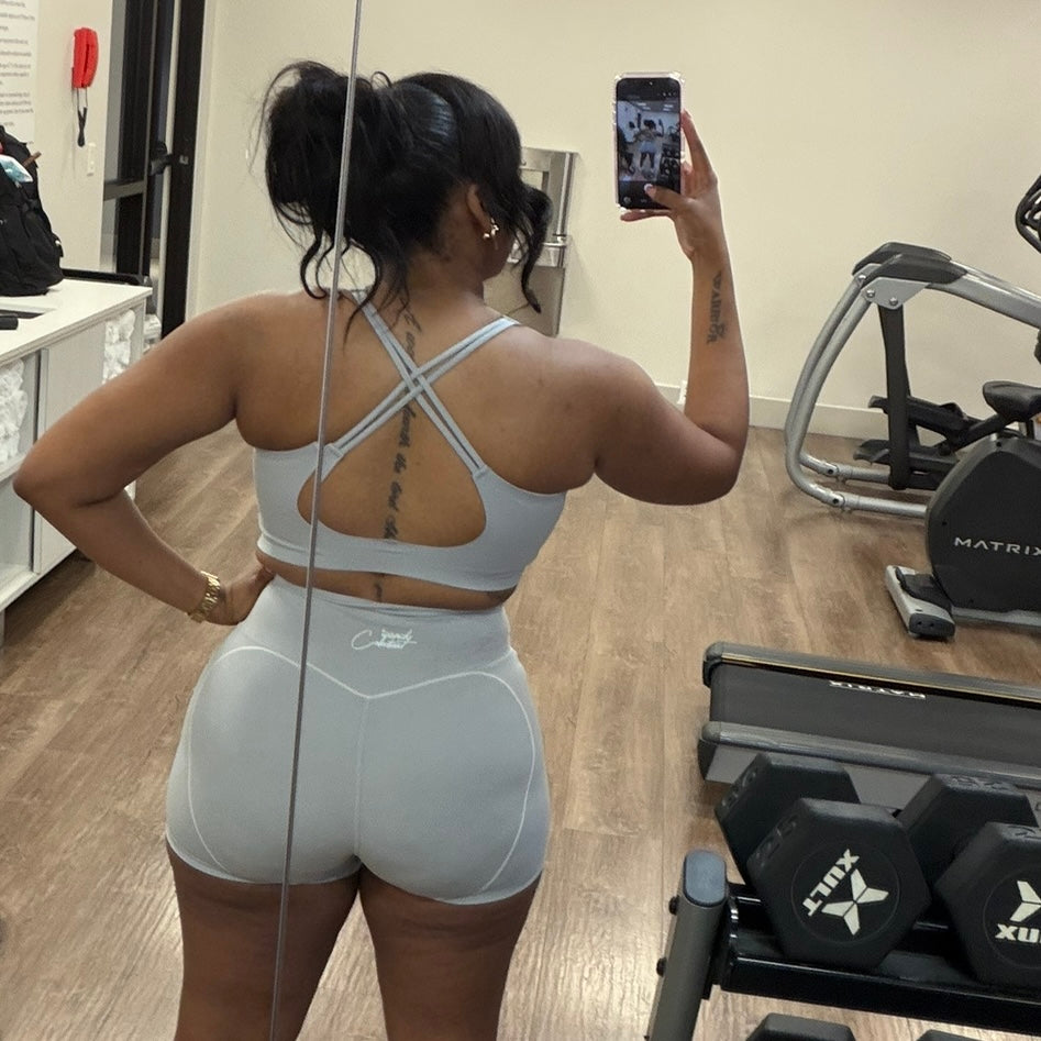 Seamless Padded Bra + Shorts Set
