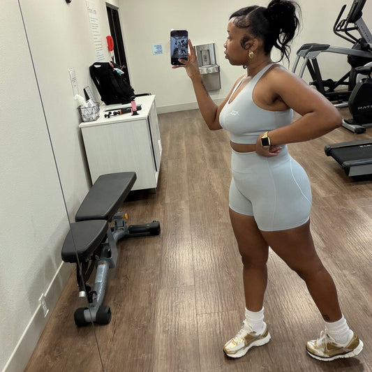 Seamless Padded Bra + Shorts Set